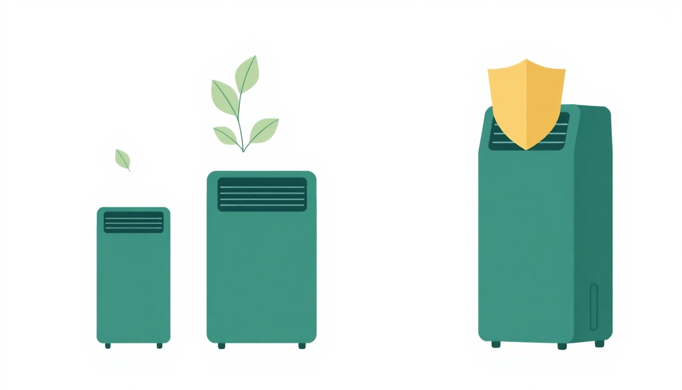 이동식에어컨 배기호스 열 재유입·창문 마감 틈새·실내 컴프레서 소음 3대 구조적 한계 인포그래픽