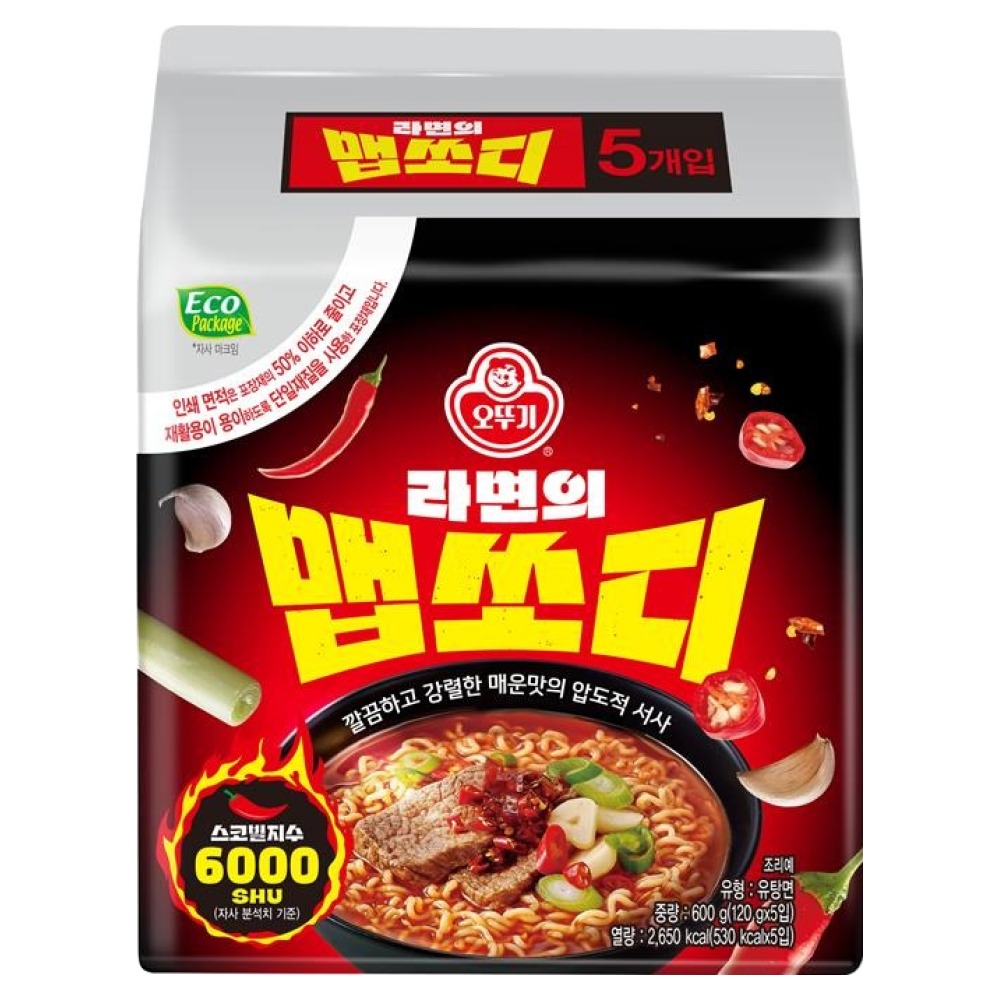 오뚜기 라면의 맵쏘디 120g - 3,280원