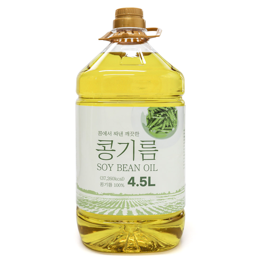 대두유 18L 콩기름100% 식용유 업소용 대용량, 4.5L, 1개 - 23,900원
