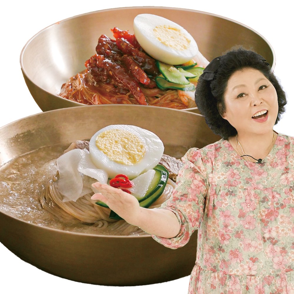 [홈쇼핑방송]이순실의 평양냉면 메밀면 냉면 비냉빔면 혼합형 160g 20개 - 39,900원