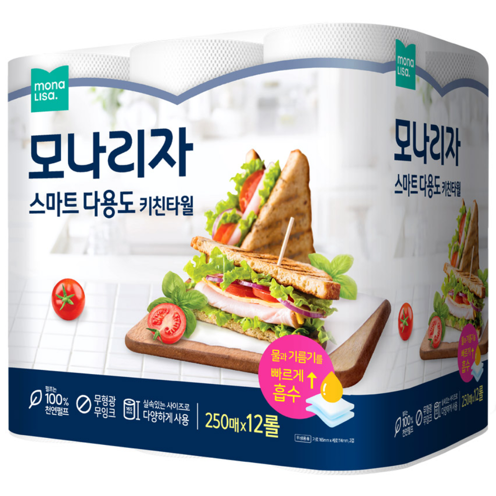 모나리자 스마트 다용도 키친타올 250매 - 11,770원