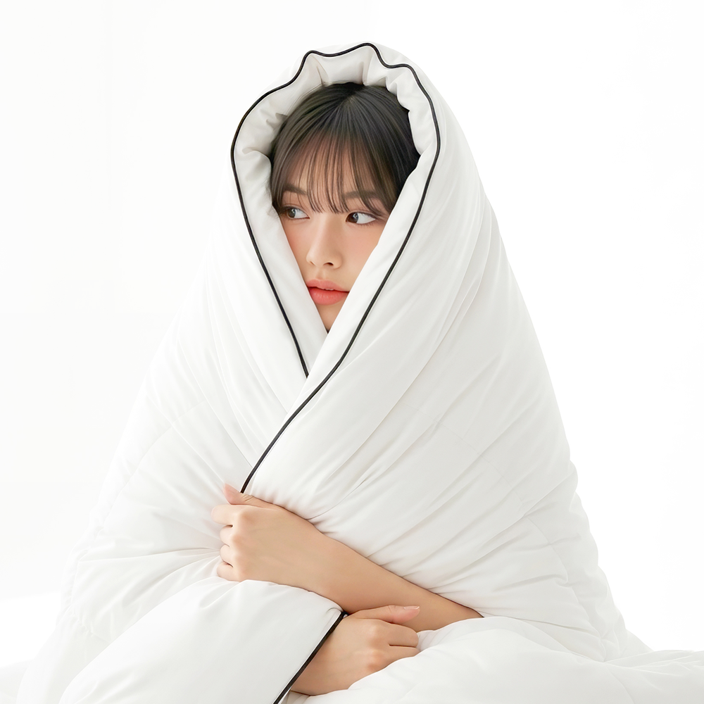 아누베오 하루의온도 60수 고밀도 순면 차렵이불 - 33,500원