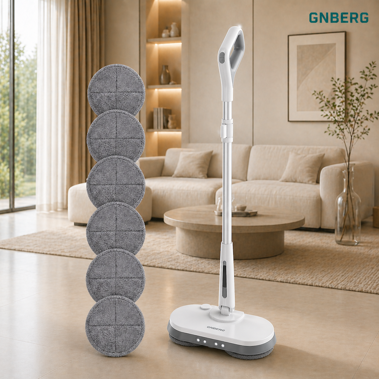 지엔베르그 차이슨 무선 물걸레청소기 GN-2000R - 68,900원