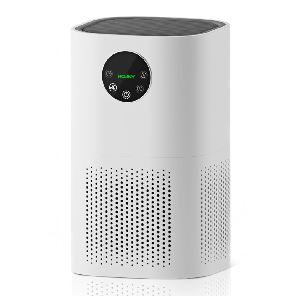 ROUNY 대용량 공기청정기 50제곱미터 커버 미세먼지 제거 H13 트루HEPA 360흡입 - 129,800원