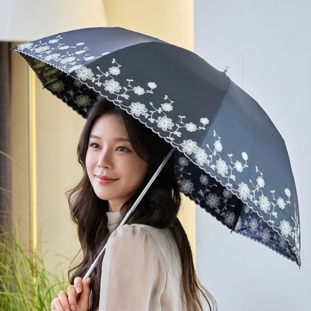 메트로시티 경량 자외선 차단 자수 양산 - 38,900원