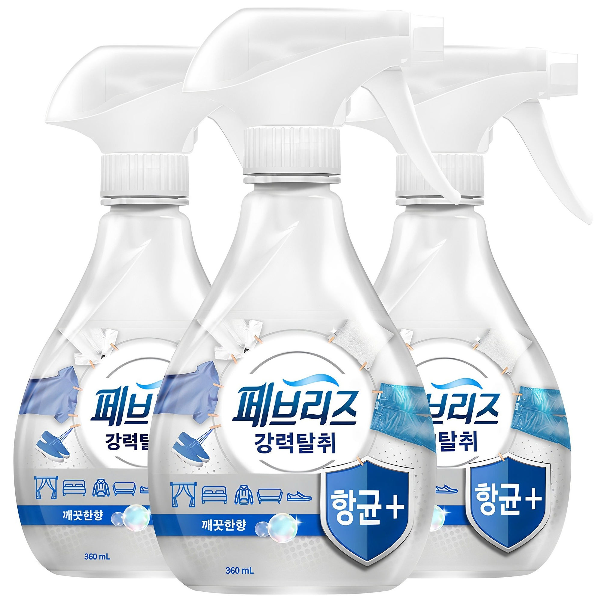 페브리즈 항균플러스 섬유탈취제 깨끗한향 본품 - 14,900원